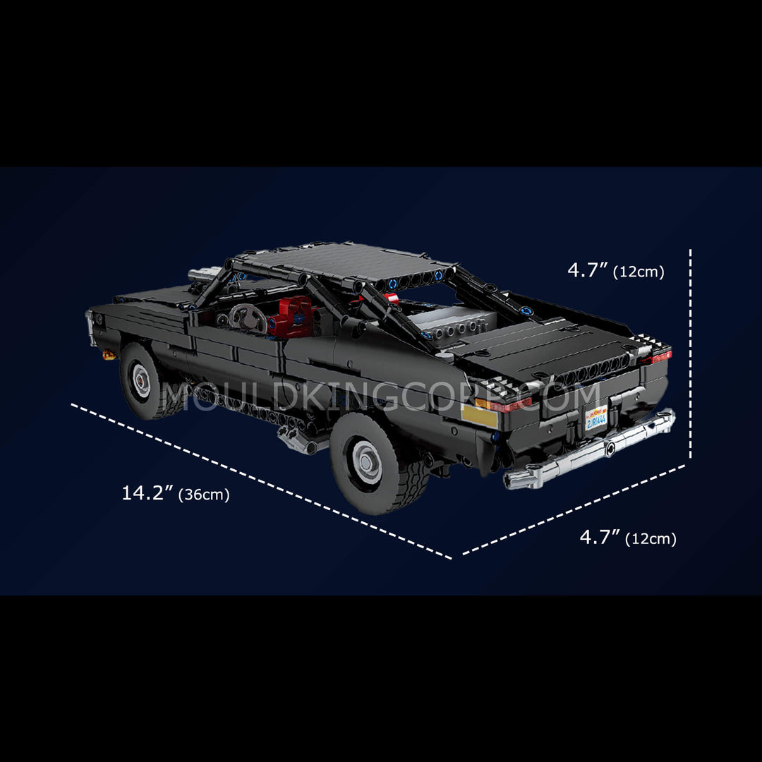 Mould King 13081 Charger Muscle Car Ferngesteuertes Modellbauset | 1.098 Teile