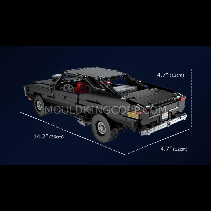 Mould King 13081 Charger Muscle Car Ferngesteuertes Modellbauset | 1.098 Teile