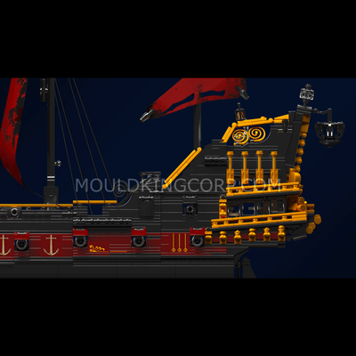 Mould King 13109 Queen Pirate Ship Model Building Set | 3.139 PCS
