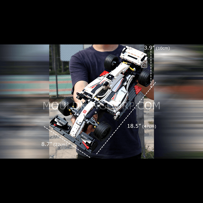 Mould King 13117 F1 Racing Car Model Building Set | 1,235 PCS