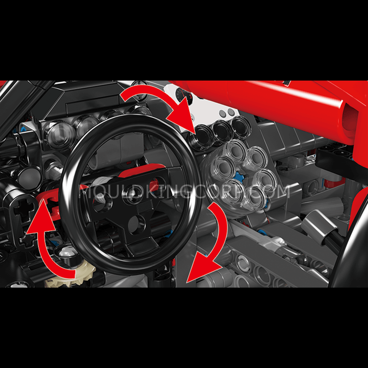 Mould King 13121 Regera R Hypercar Ferngesteuerter Modellbausatz | 3.063 Teile