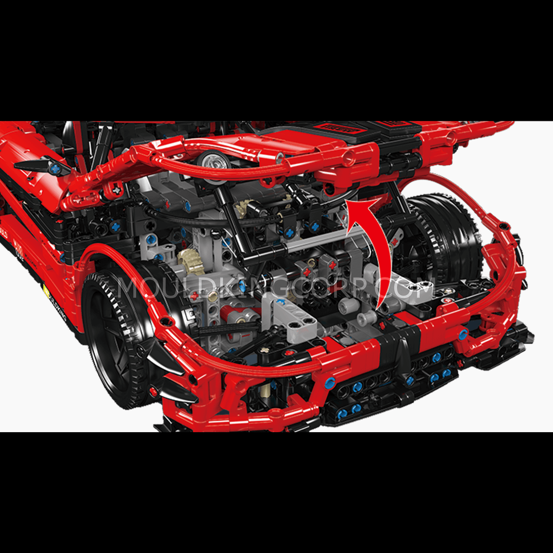 Mould King 13121 Regera R Hypercar Ferngesteuerter Modellbausatz | 3.063 Teile