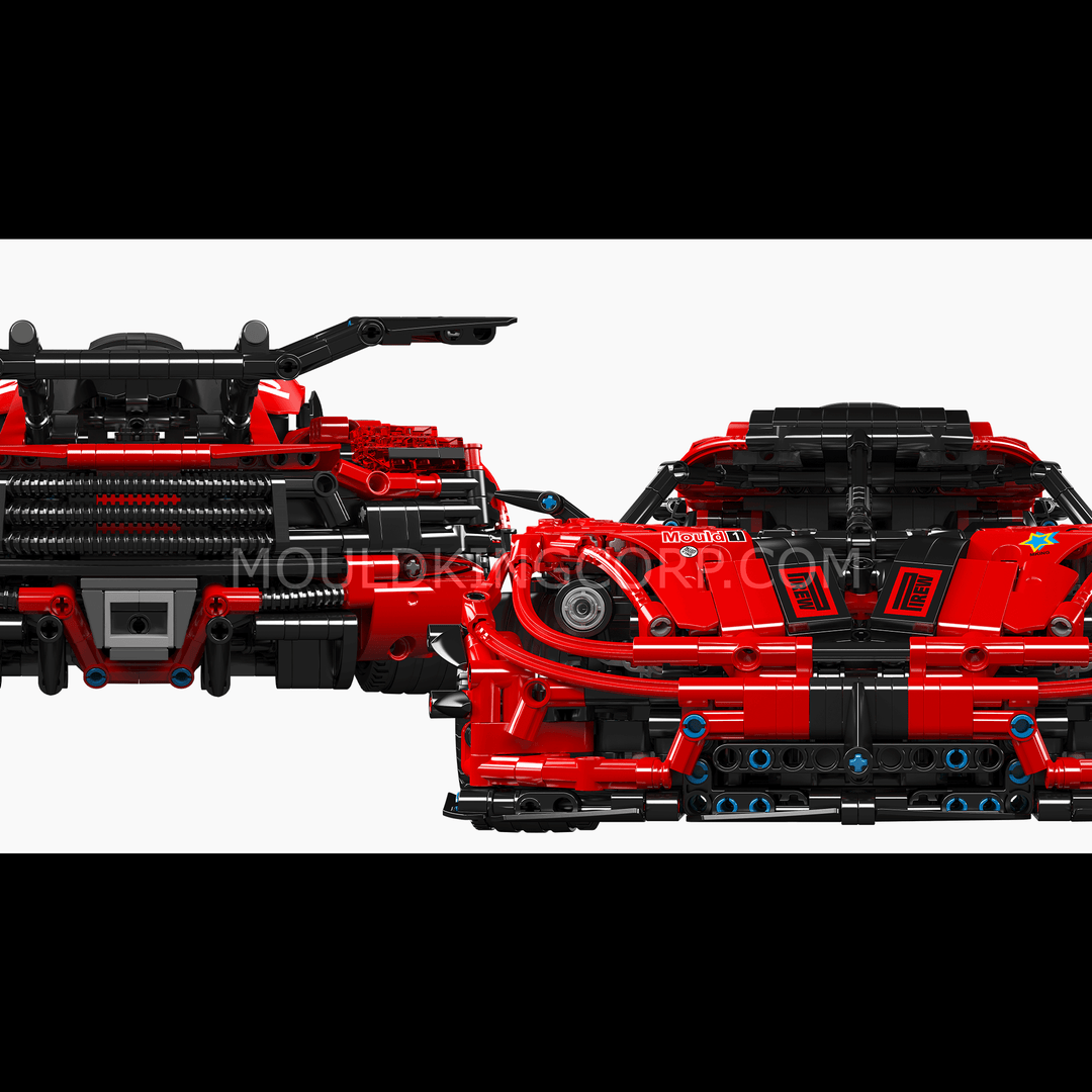 Mould King 13121 Regera R Hypercar Ferngesteuerter Modellbausatz | 3.063 Teile