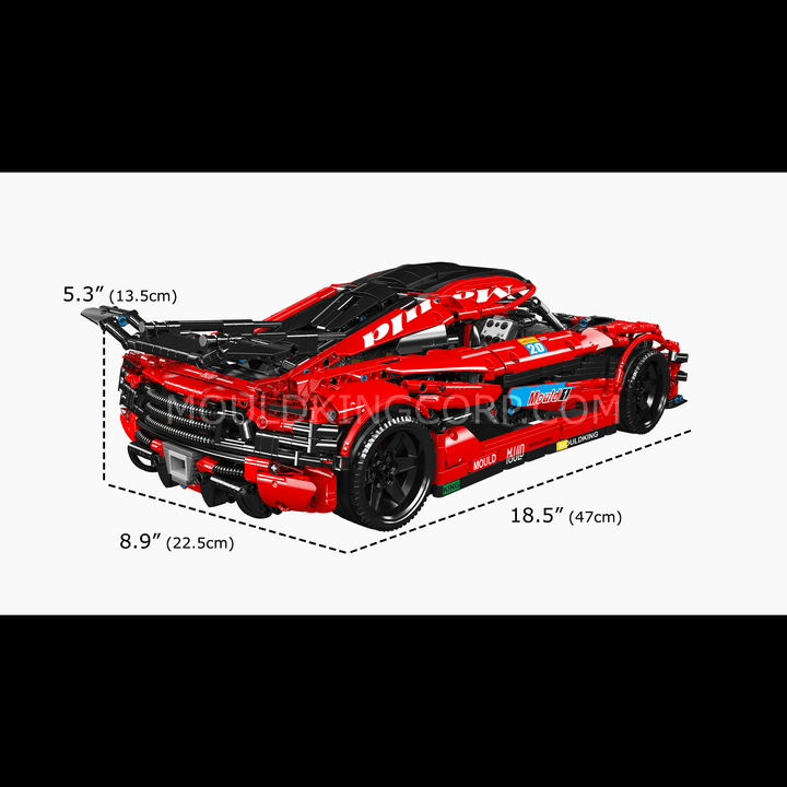 Mould King 13121 Regera R Hypercar Ferngesteuerter Modellbausatz | 3.063 Teile
