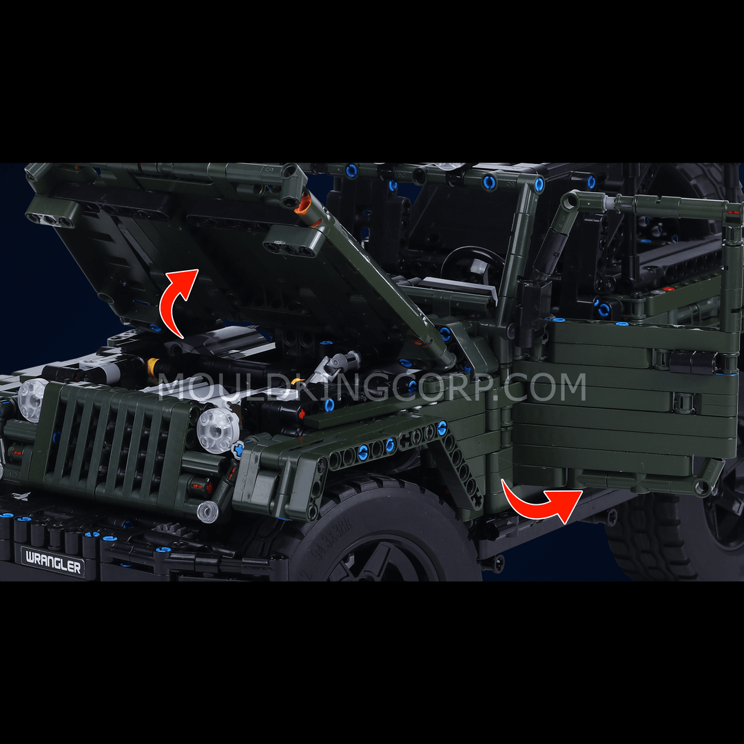 Mould King 13124 Wrangler Ferngesteuertes Bauset | 2.096 Teile