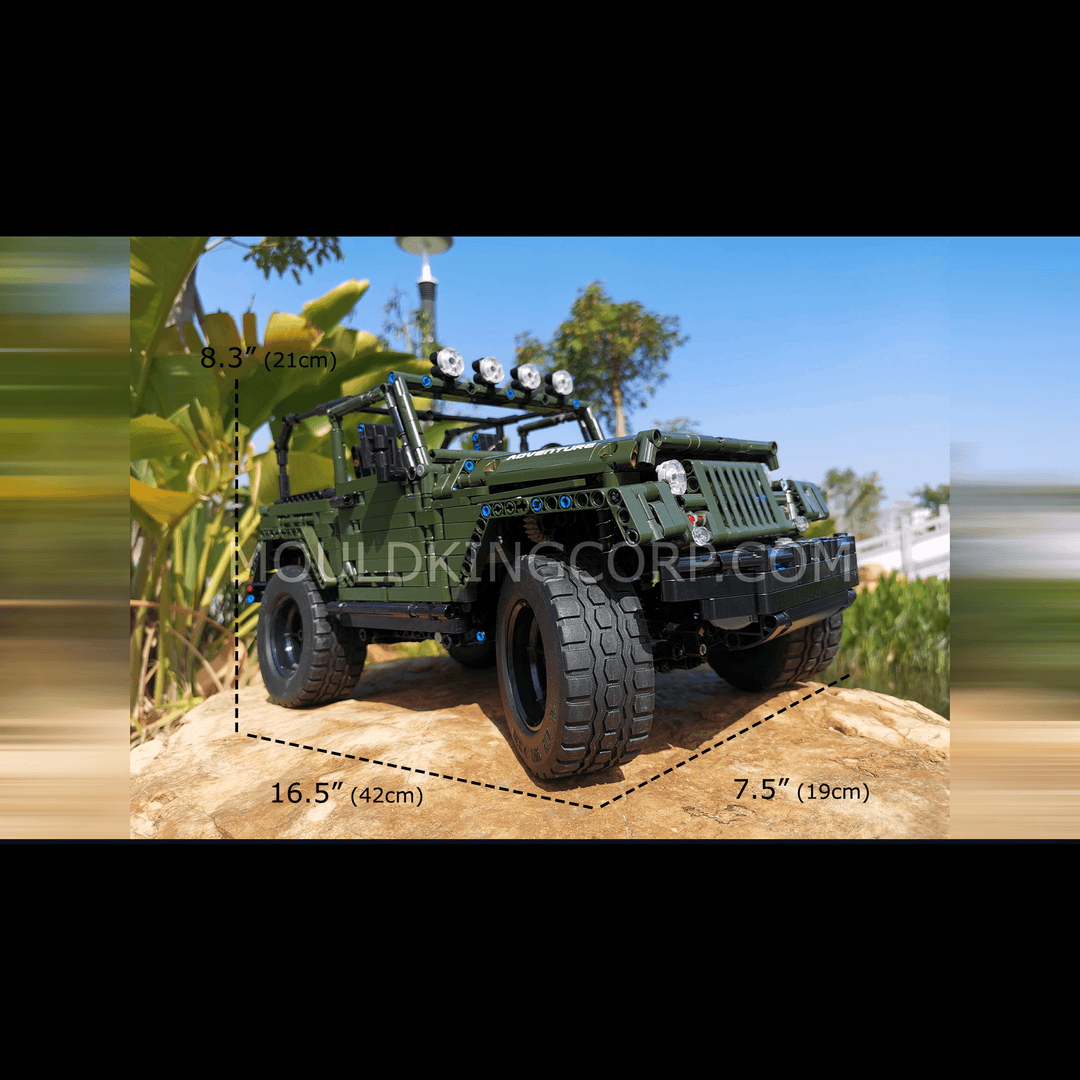 Mould King 13124 Wrangler Ferngesteuertes Bauset | 2.096 Teile
