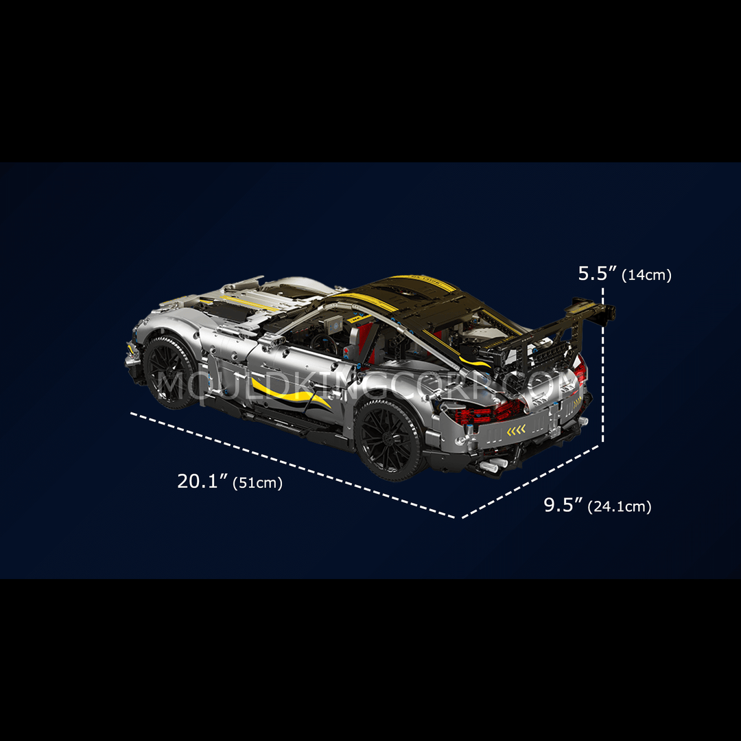 Mould King 13126 AMG GT Ferngesteuerter Sportwagen | 2.872 PCS