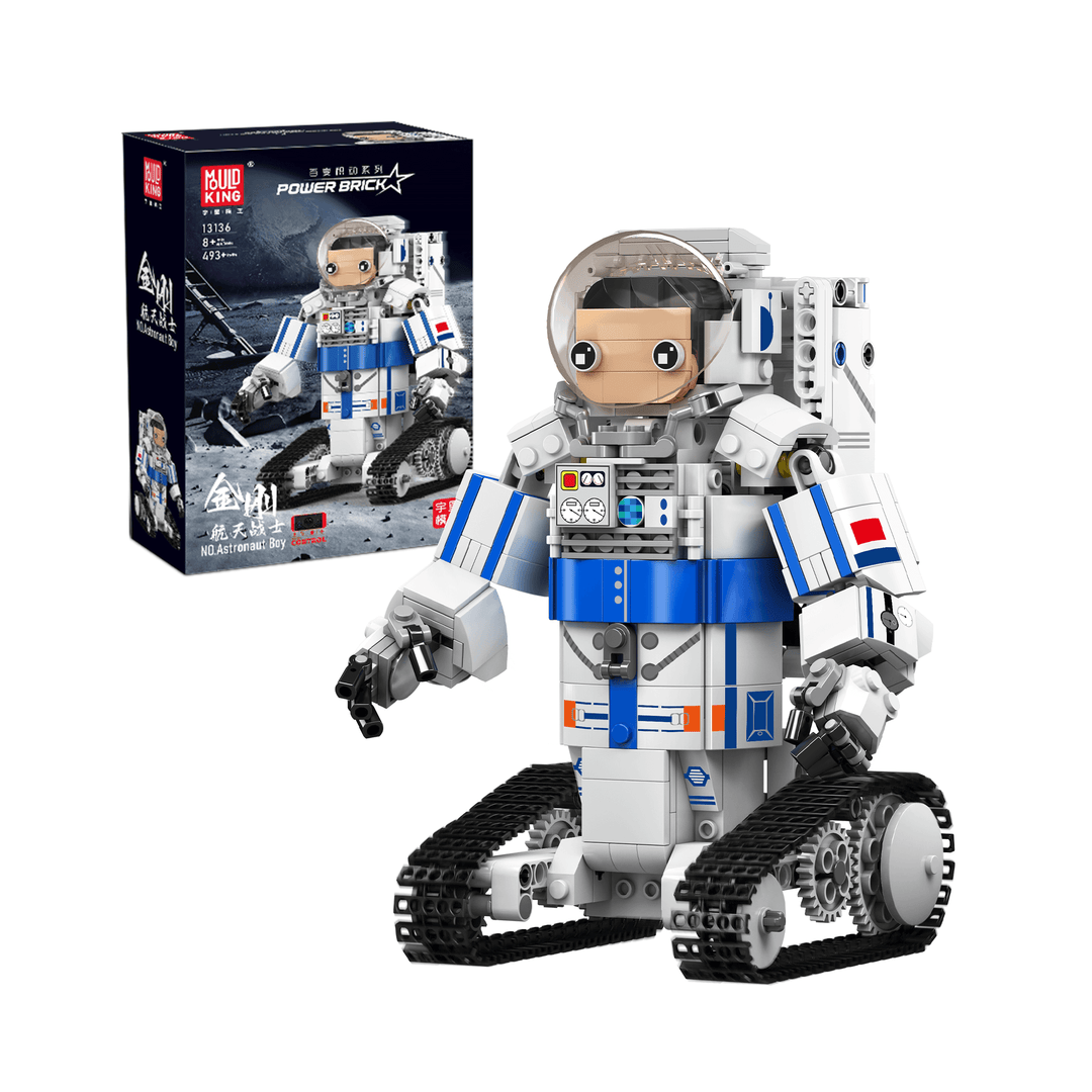 Mallenkoning 13136 Astronaut Robot Bouwspeelgoed Set | 493 PCS