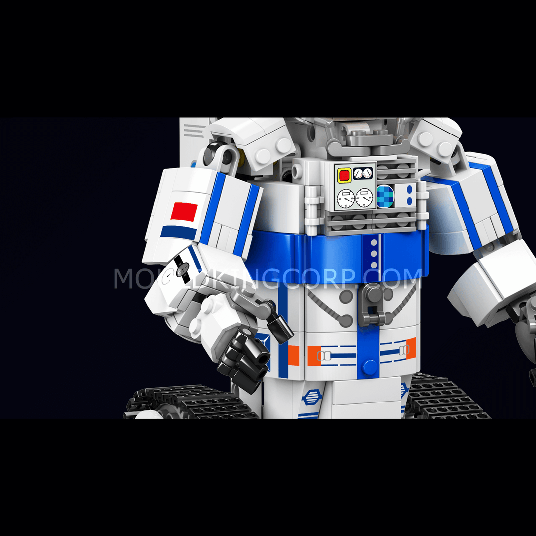 Mallenkoning 13136 Astronaut Robot Bouwspeelgoed Set | 493 PCS