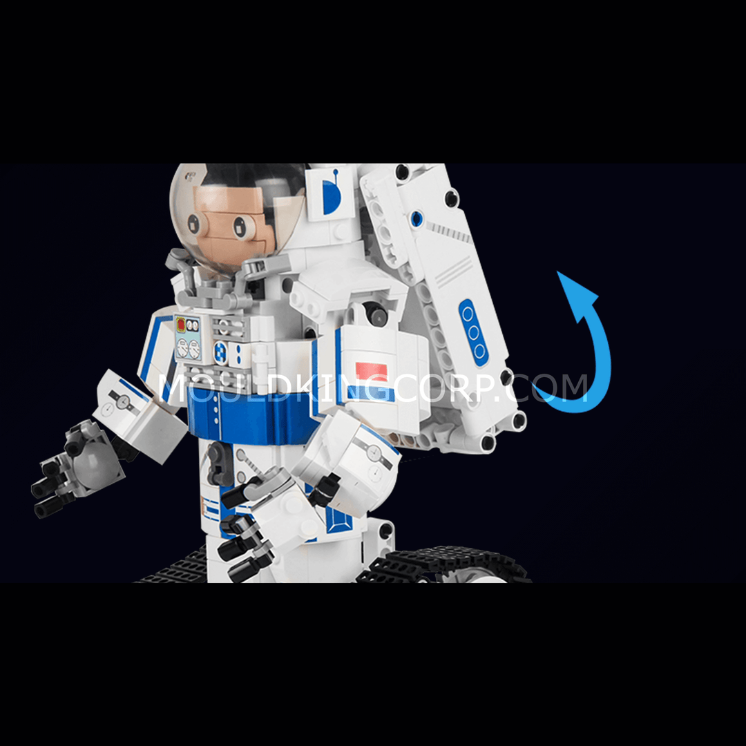 Mallenkoning 13136 Astronaut Robot Bouwspeelgoed Set | 493 PCS