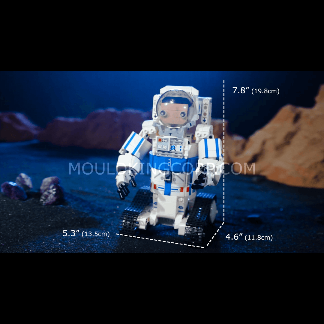 Mallenkoning 13136 Astronaut Robot Bouwspeelgoed Set | 493 PCS