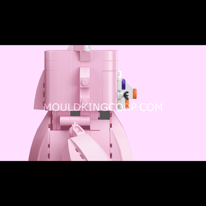 Matrijzenkoning 13158 Roze Schattige Vos Robot Bouwset | 438 st