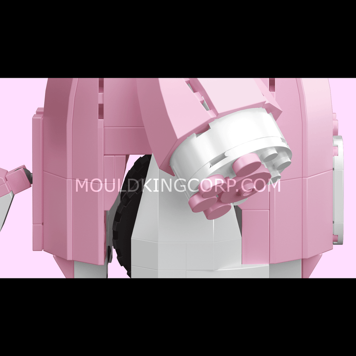 Matrijzenkoning 13158 Roze Schattige Vos Robot Bouwset | 438 st