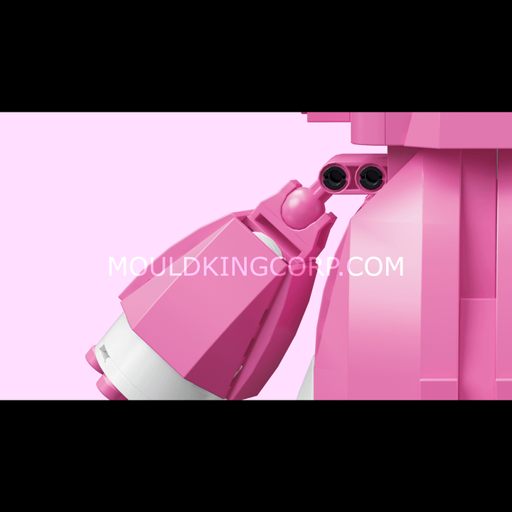Matrijzenkoning 13159 Rose Rood Schattige Vos Robot Bouwset | 438 onderdelen
