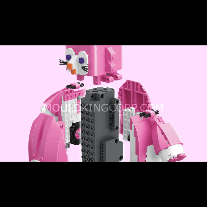 Matrijzenkoning 13159 Rose Rood Schattige Vos Robot Bouwset | 438 onderdelen