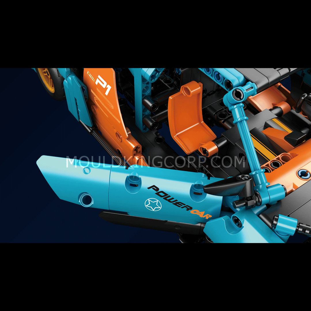 Mould King 13174 P1-GTR Sportwagen-Modellbausatz | 936 PCS