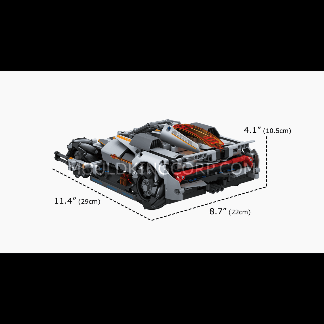 Mould King 15052 Desert Storm Car Building Set | 555 PCS