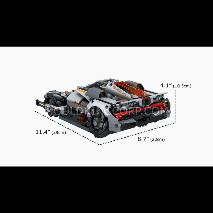 Mould King 15052 Desert Storm Car Building Set | 555 PCS