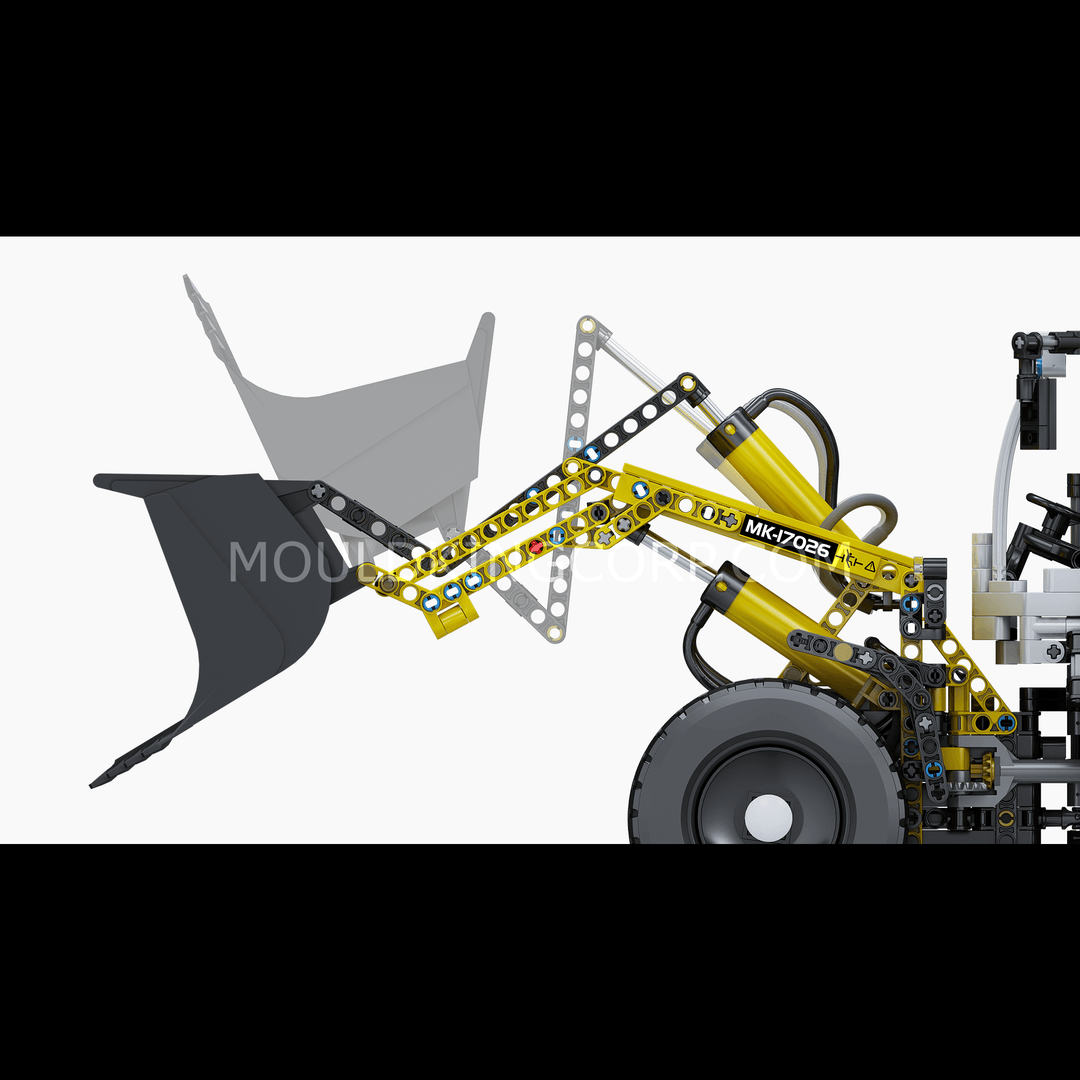 Mould King 17026 Pneumatic Construction Wheel Loader Building Set