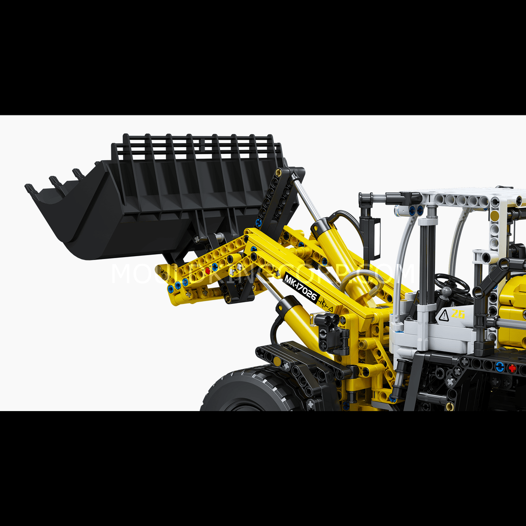 Mould King 17026 Pneumatic Construction Wheel Loader Building Set