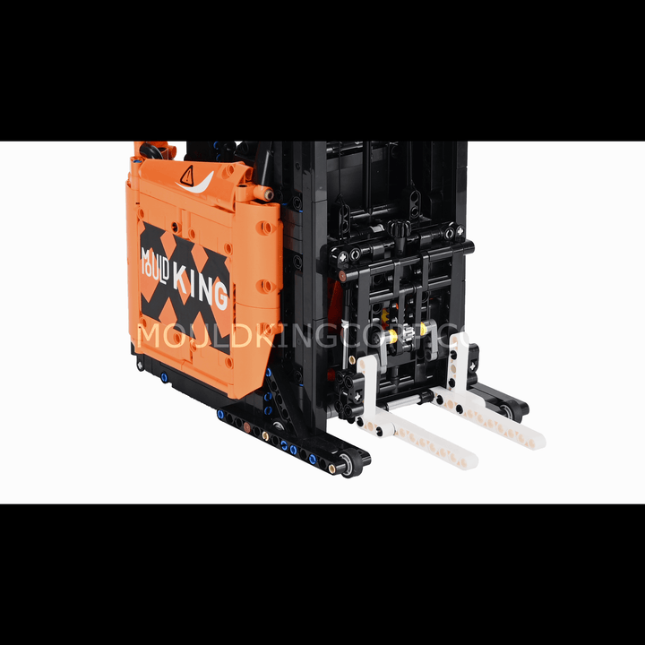 Mould King 17040 Kit de construction de modèle de chariot élévateur à étagères | 1 506 pièces