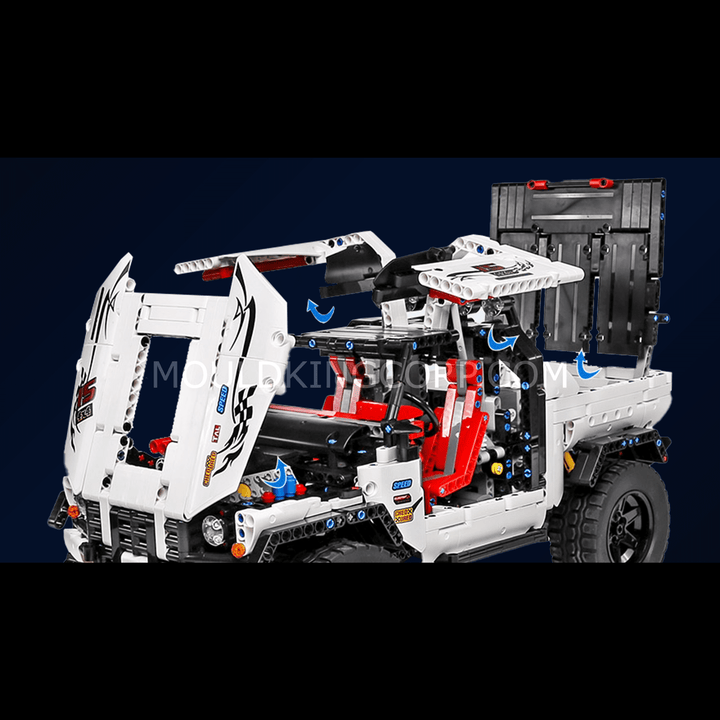 Mould King 18005 4X4 Pickup Truck Remote Controlled Building Set | 2,013 PCS