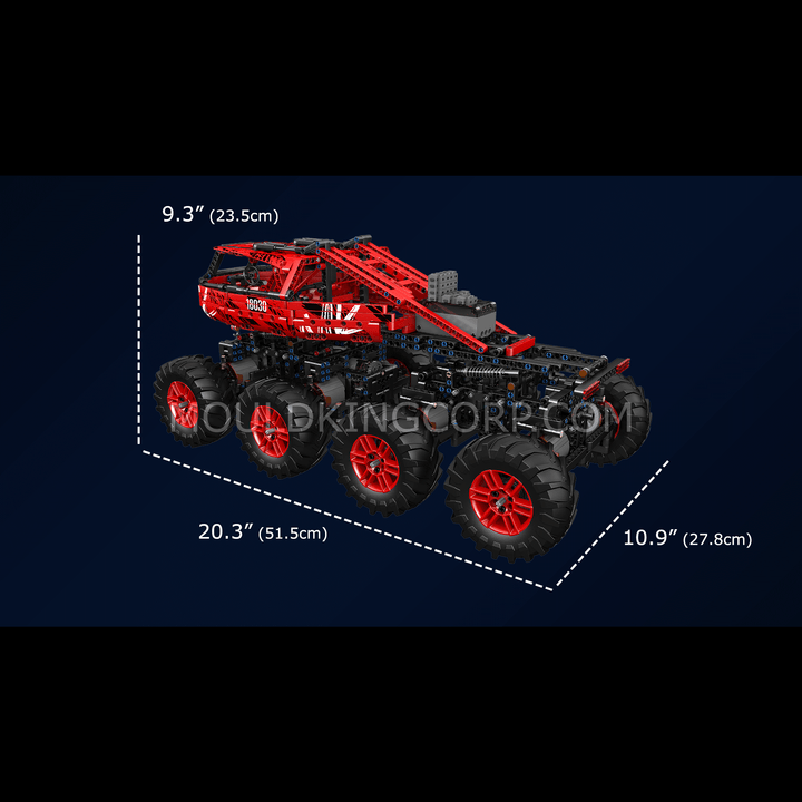 Mould King 18030 Remote Control Red Firefox Climb Car Building Set | 1,962 PCS