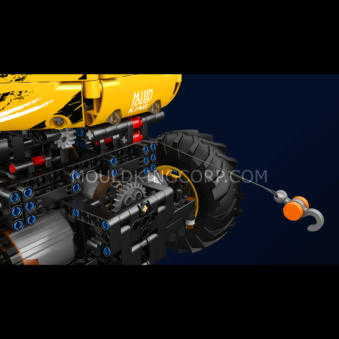 Mould King 18031 Remote Control Yellow Firefox Climb Car Building Set | 1,962 PCS