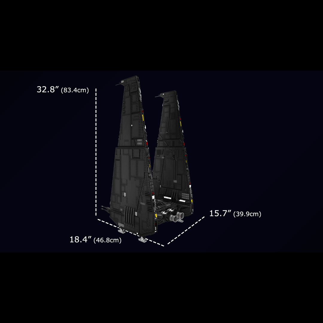 Ensemble de construction de navette de commandement Upsilon Mould King 21011 | 6 860 pièces