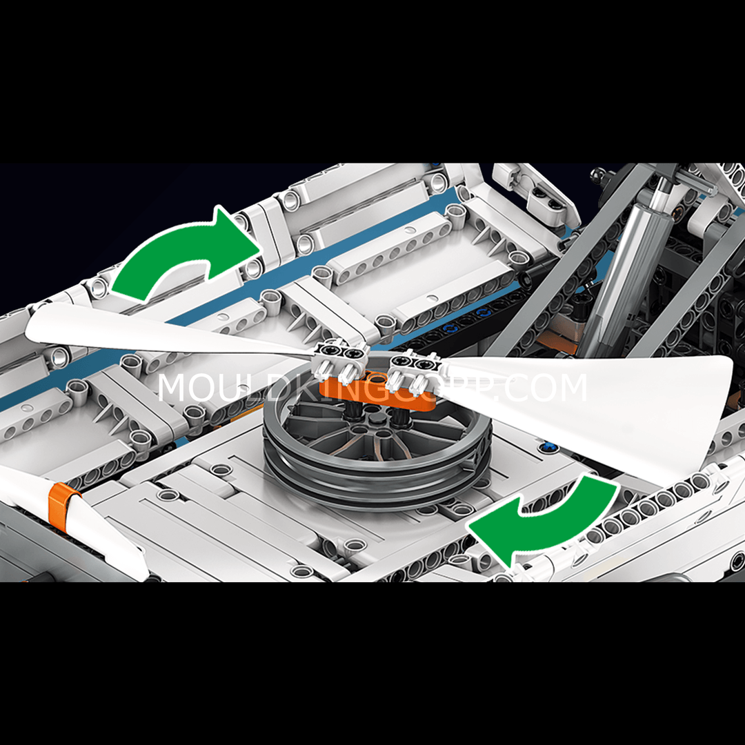 Mould King 21014 Ensemble de construction télécommandé Mars Explorer | 1 608 pièces