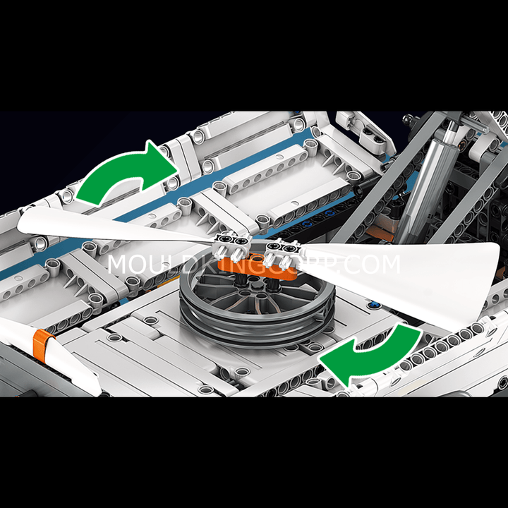 Mould King 21014 Ensemble de construction télécommandé Mars Explorer | 1 608 pièces