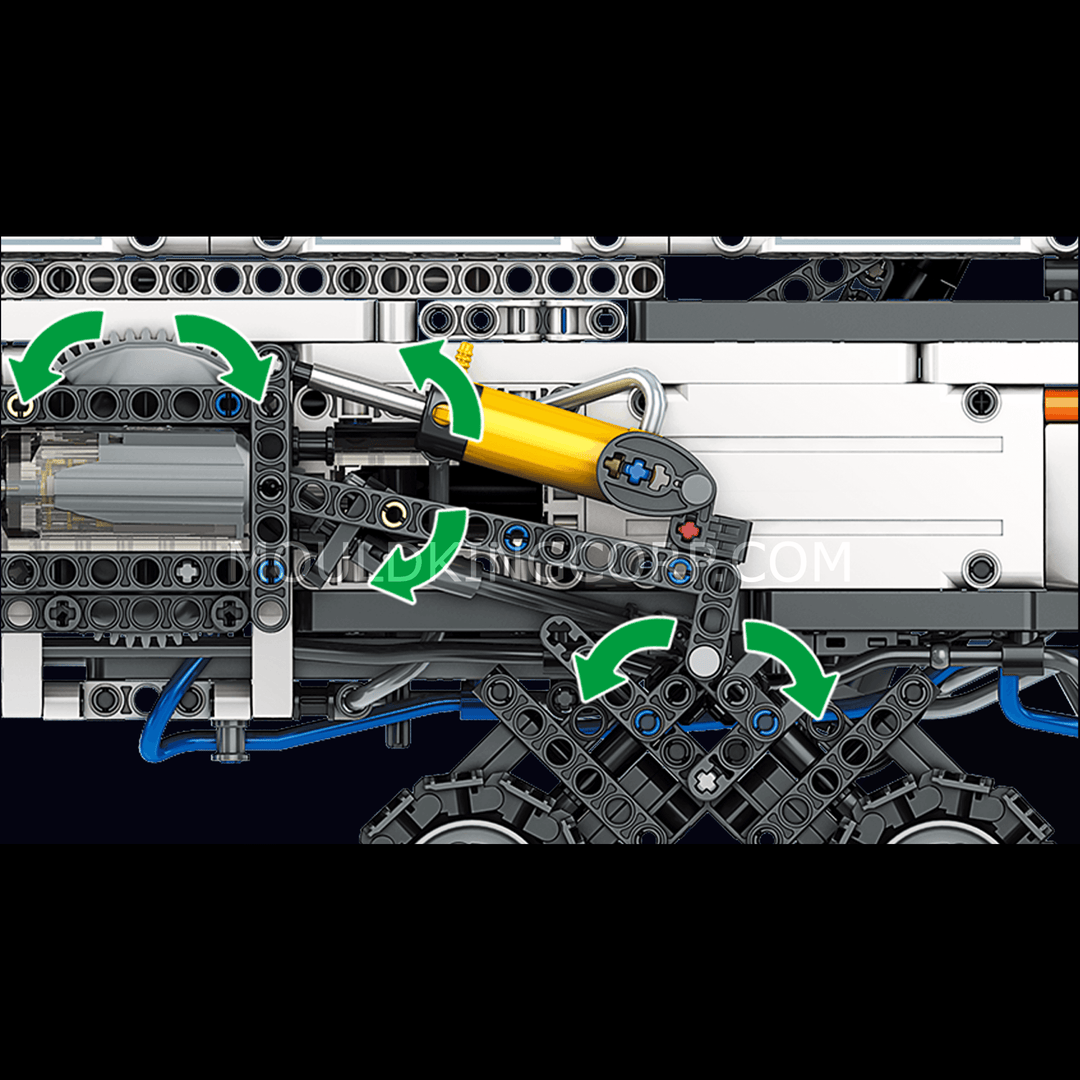 Mould King 21014 Ensemble de construction télécommandé Mars Explorer | 1 608 pièces