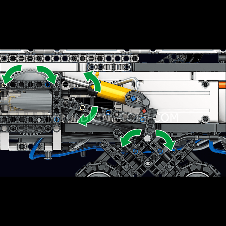 Mould King 21014 Ensemble de construction télécommandé Mars Explorer | 1 608 pièces
