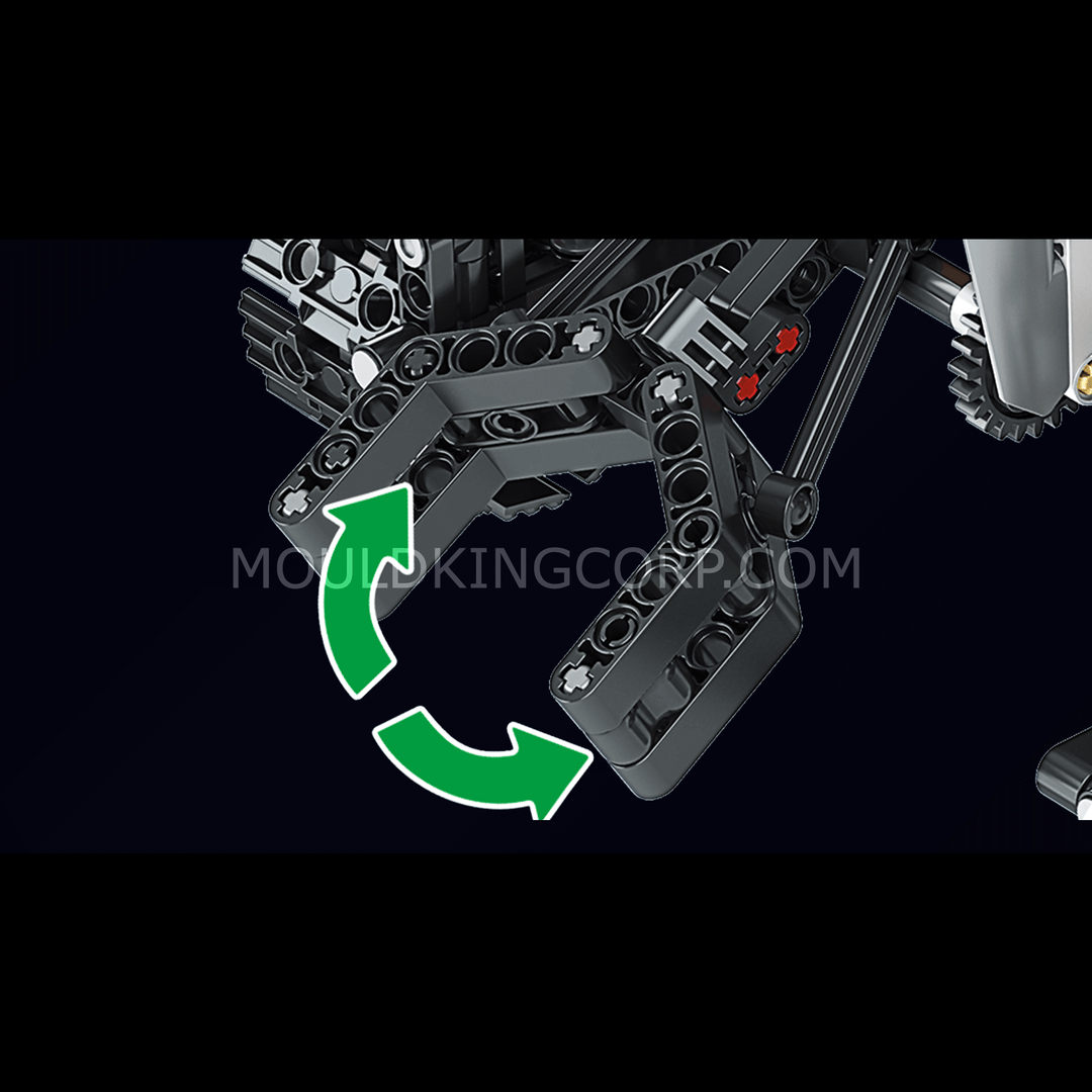 Mould King 21014 Ensemble de construction télécommandé Mars Explorer | 1 608 pièces