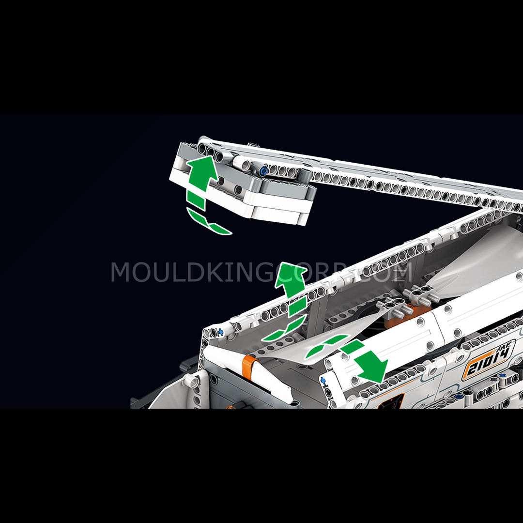 Mould King 21014 Ensemble de construction télécommandé Mars Explorer | 1 608 pièces