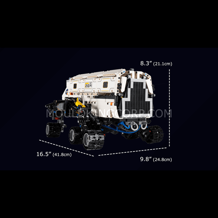 Mould King 21014 Ensemble de construction télécommandé Mars Explorer | 1 608 pièces