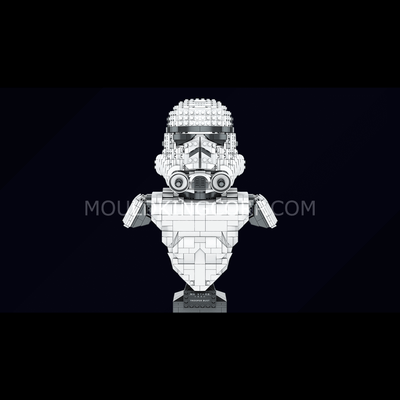 Mould King 21022 Stormtrooper Bust Building Set | 1,516 PCS