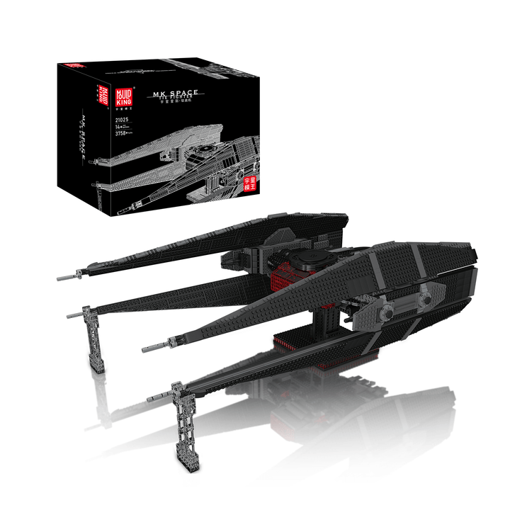 Mould King 21025 Kit de construction de maquettes de chasseur TIE | 3 758 pièces