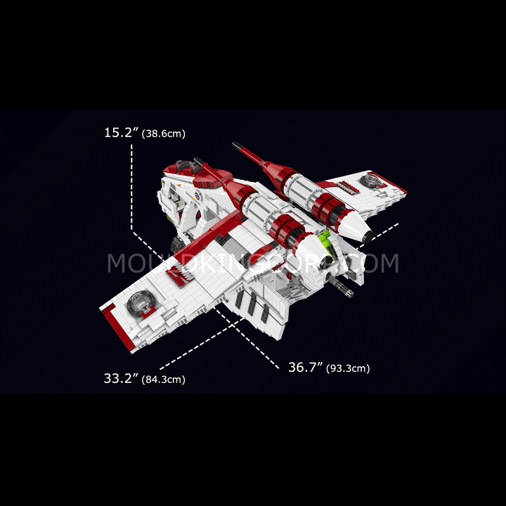 Mould King 21066 UCS Republic lAAT-I Gunship Set de construction | 8 039 pièces