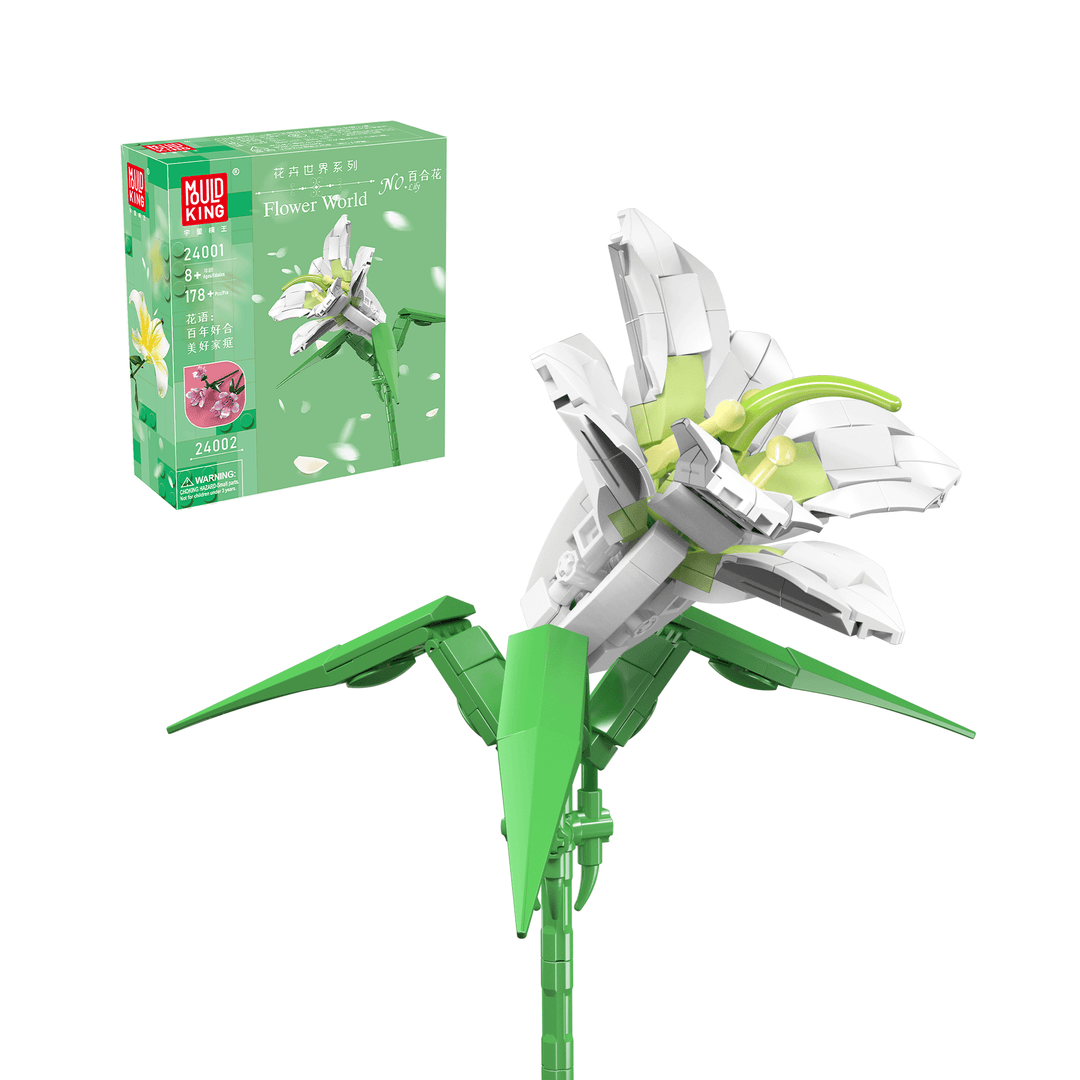 Mould King 24001 Lilienblüten-Kunstbausatz | 178 Teile