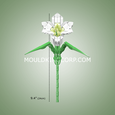 Mould King 24001 Lily Flower Artificial Building Set | 178 PCS