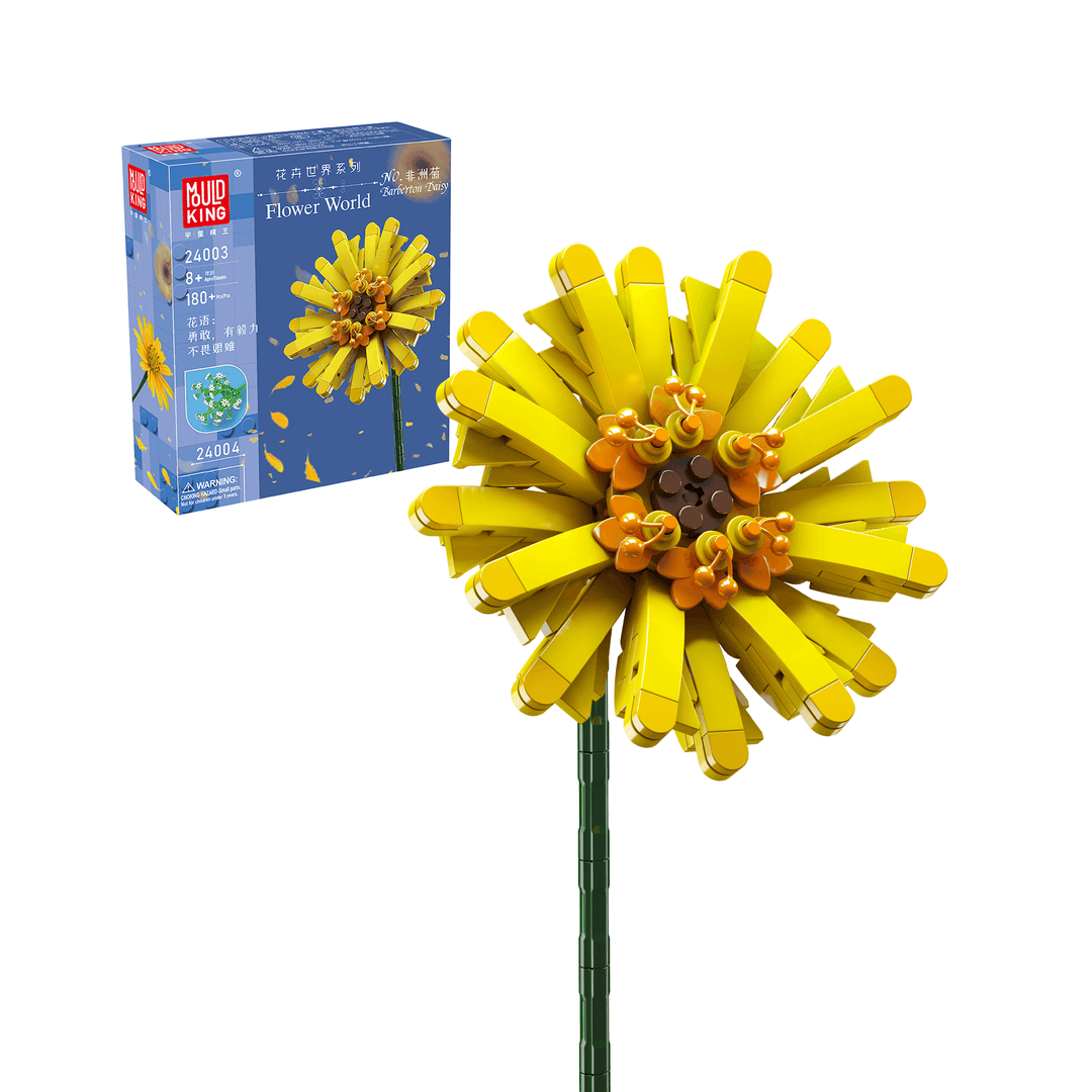 Mould King 24003 Barberton Daisy Flower Bausatz | 180 Teile
