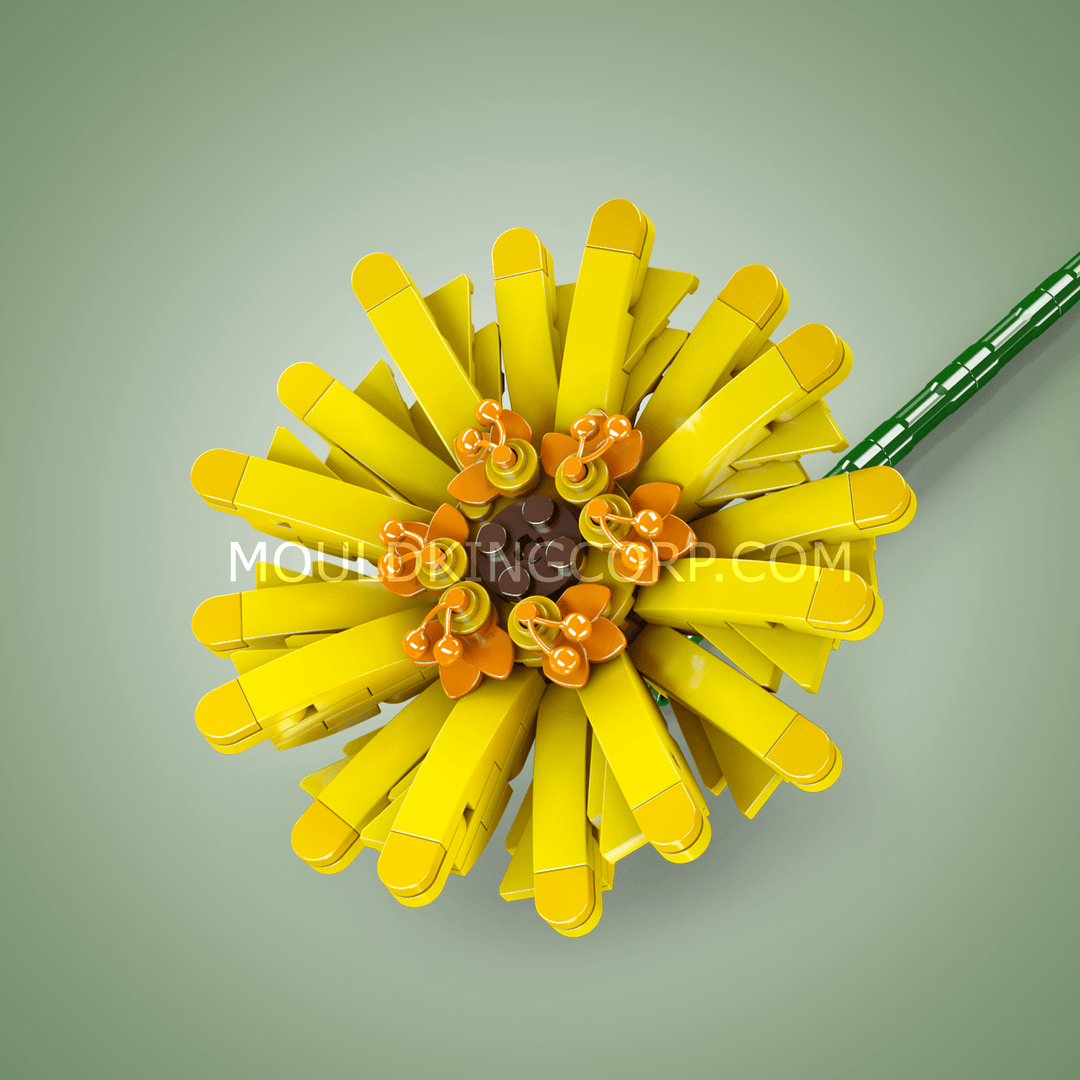Mould King 24003 Barberton Daisy Flower Bausatz | 180 Teile