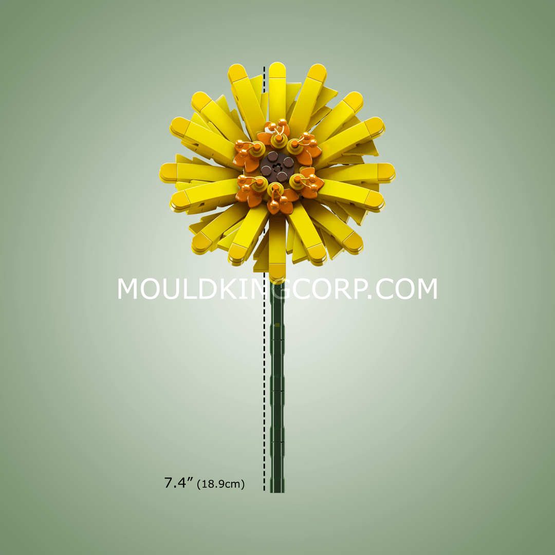 Mould King 24003 Barberton Daisy Flower Bausatz | 180 Teile