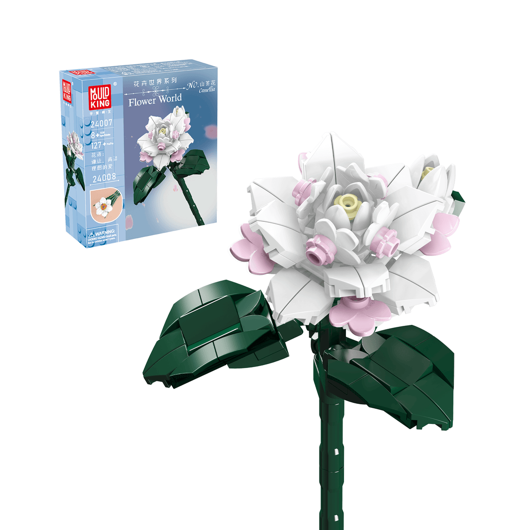 Mould King 24007 Kamelienblüten-Dekor-Bausatz | 127 Teile