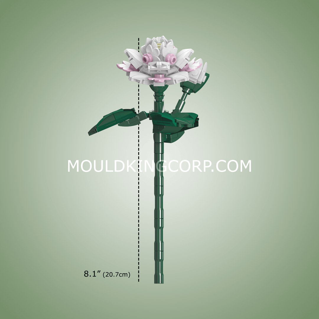 Mould King 24007 Kamelienblüten-Dekor-Bausatz | 127 Teile