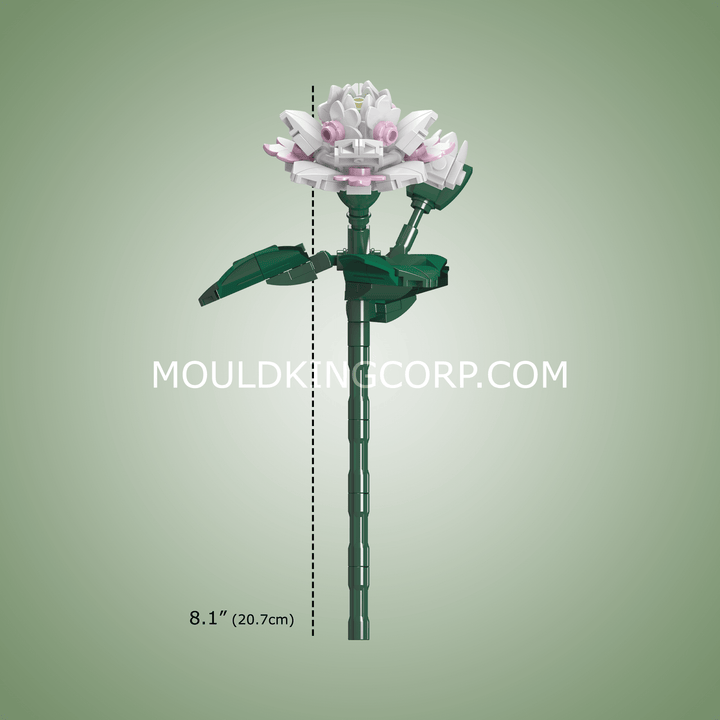 Mould King 24007 Kamelienblüten-Dekor-Bausatz | 127 Teile