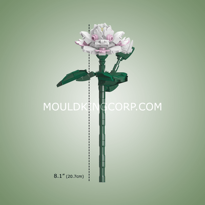Mould King 24007 Camellia Flower Decor Building Set | 127 PCS