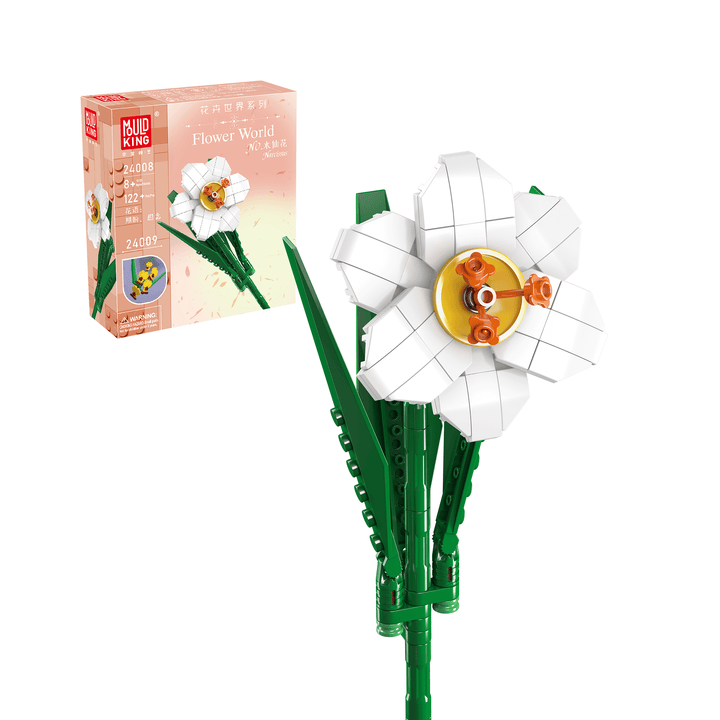 Mould King 24008 Narzissenblüte Künstlicher Bausatz | 122 Teile