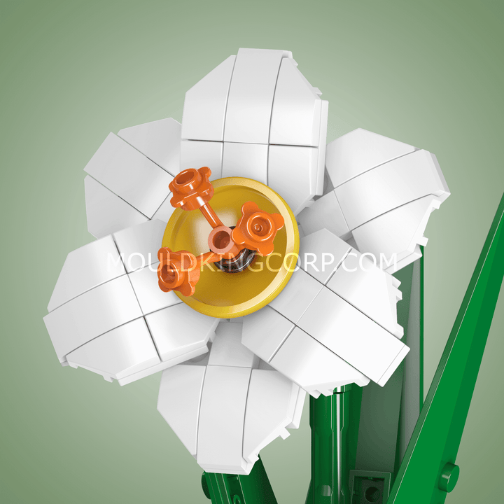 Mould King 24008 Narzissenblüte Künstlicher Bausatz | 122 Teile